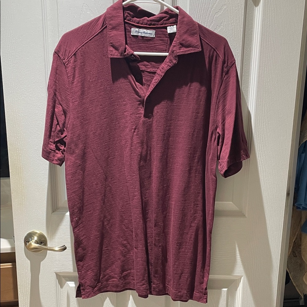 Tommy Bahama Deep Red Polo Shirt